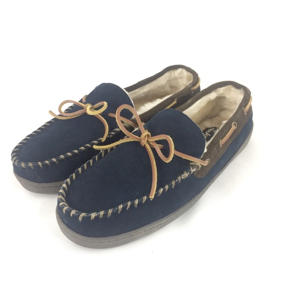 clarks moccasin slippers mens